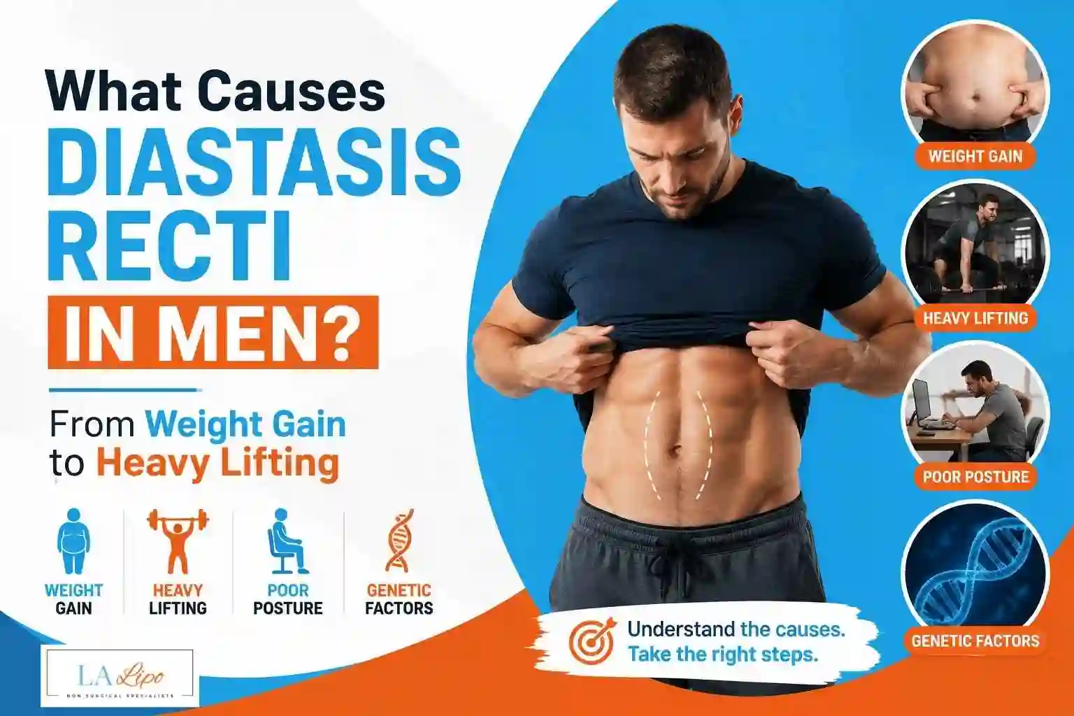 What Causes Diastasis Recti in Men? From Weight Gain to Heavy Lifting